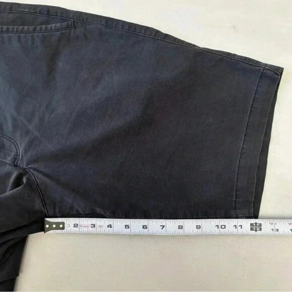 GAP Men’s Shorts 12” Stretch Casual Flat Front Chino Shorts Washed Black 31 - Picture 13 of 15